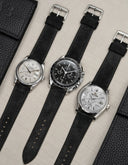 Black Suede Leather Strap - 17-21mm - OM Luxury