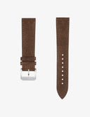 Brown Suede Leather Strap - 17-21mm - OM Luxury