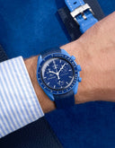 Curved Rubber Strap - Blue - OM Luxury