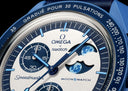 Mission to the SUPER BLUE MOONPHASE - VELCRO© Strap - OM Luxury